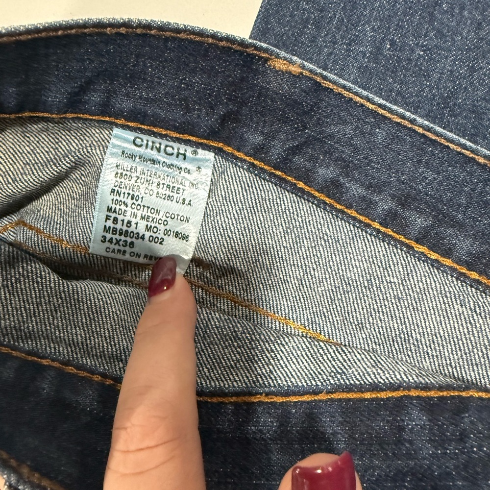 Cinch Women's Dark Blue Denim Jeans